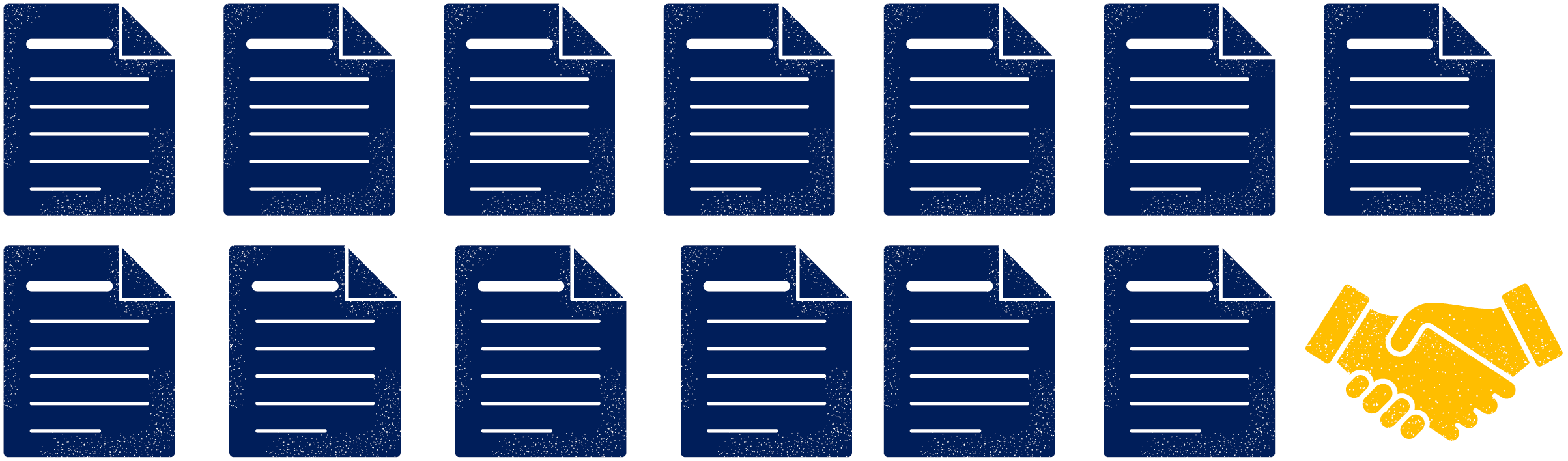 Last-touch attribution model only shows final content asset consumed in the buyer's journey.